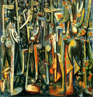 Wifredo Lam Painting at Fine Arts Museum of Cuba