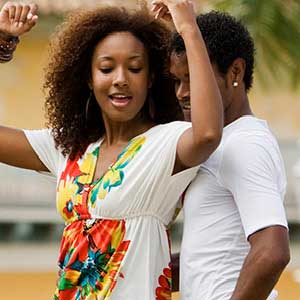 Young couple dancing Salsa, Cuba Engage Journeys