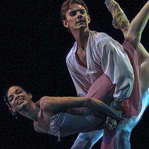 Ballet Dancers during Performance at The Great Theatre of Havana, Havana Ballet Festival