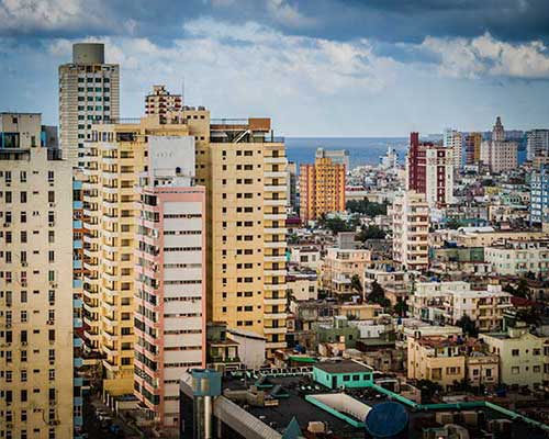 Vedado District in Havana City